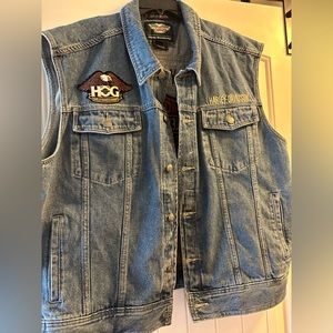 Jean Harley Davidson vest